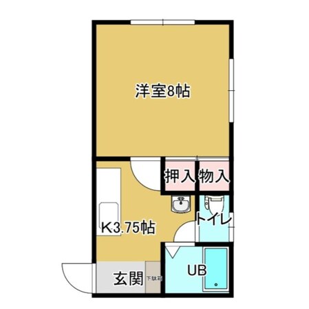 南風弐番館の物件間取画像